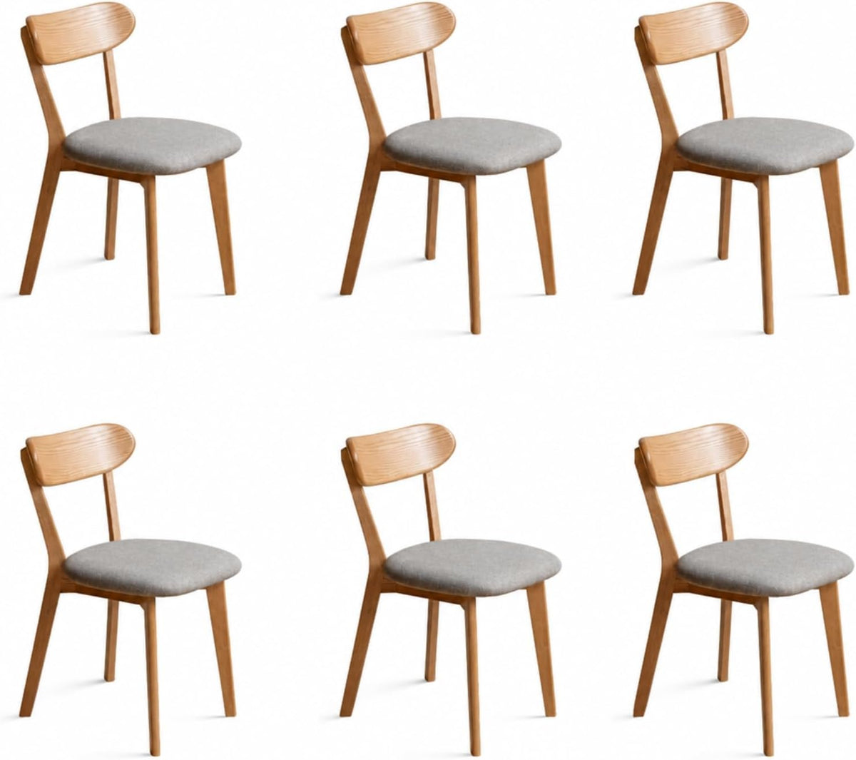 Oak Solid Wood Upholstered Dining Chair