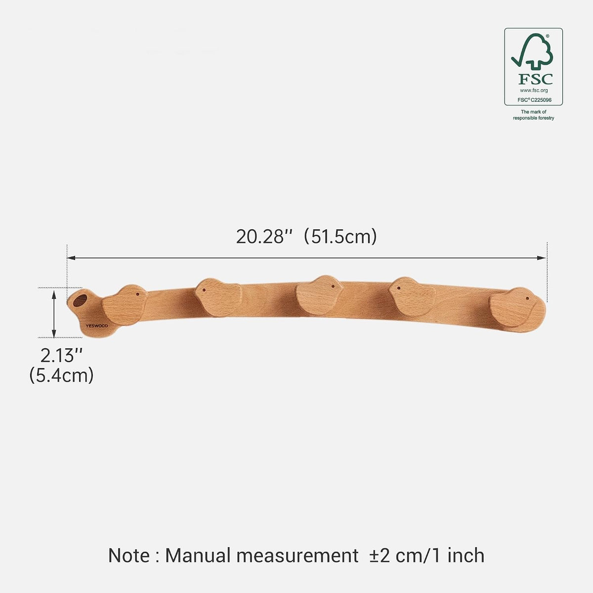 Beech Solid Wood Kids Wardrobe Hanger