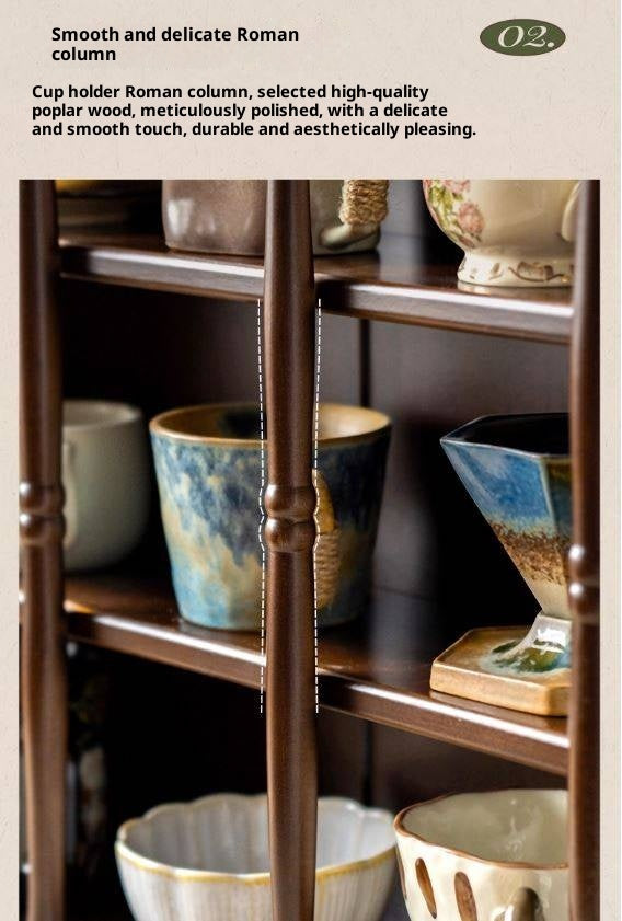 Poplar Solid Wood Wall Cabinet