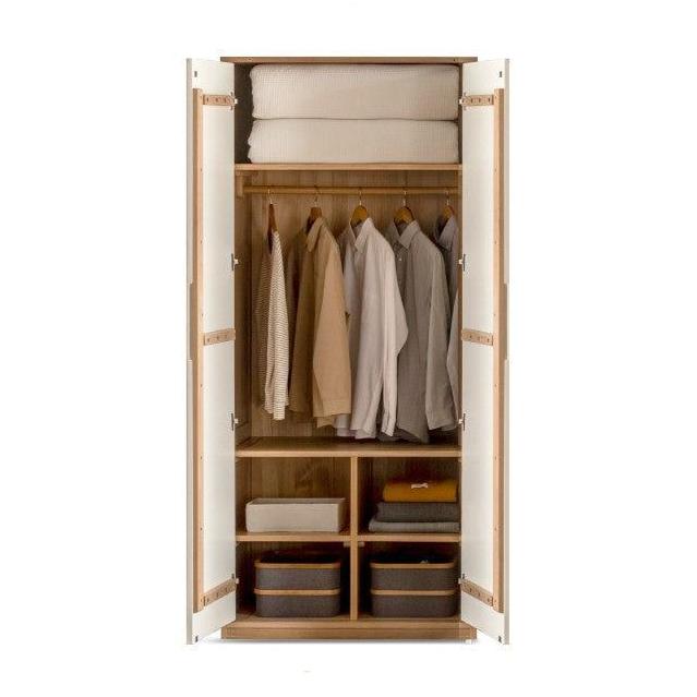 Oak Solid Wood Wardrobe Floor Combination Cabinet