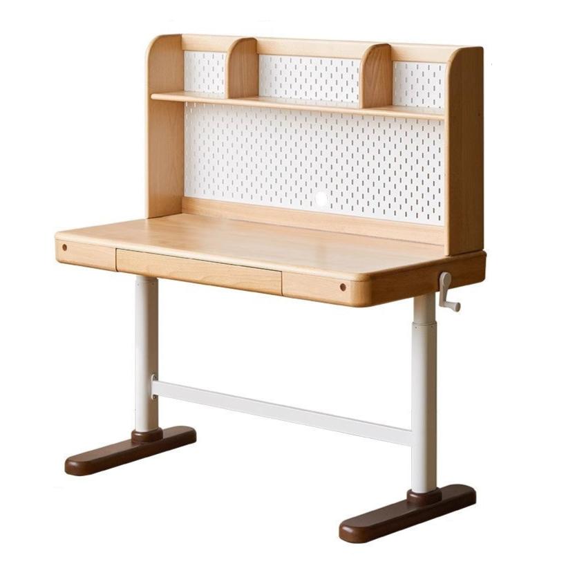 Beech Solid Wood Children's Modern Lift Study Table