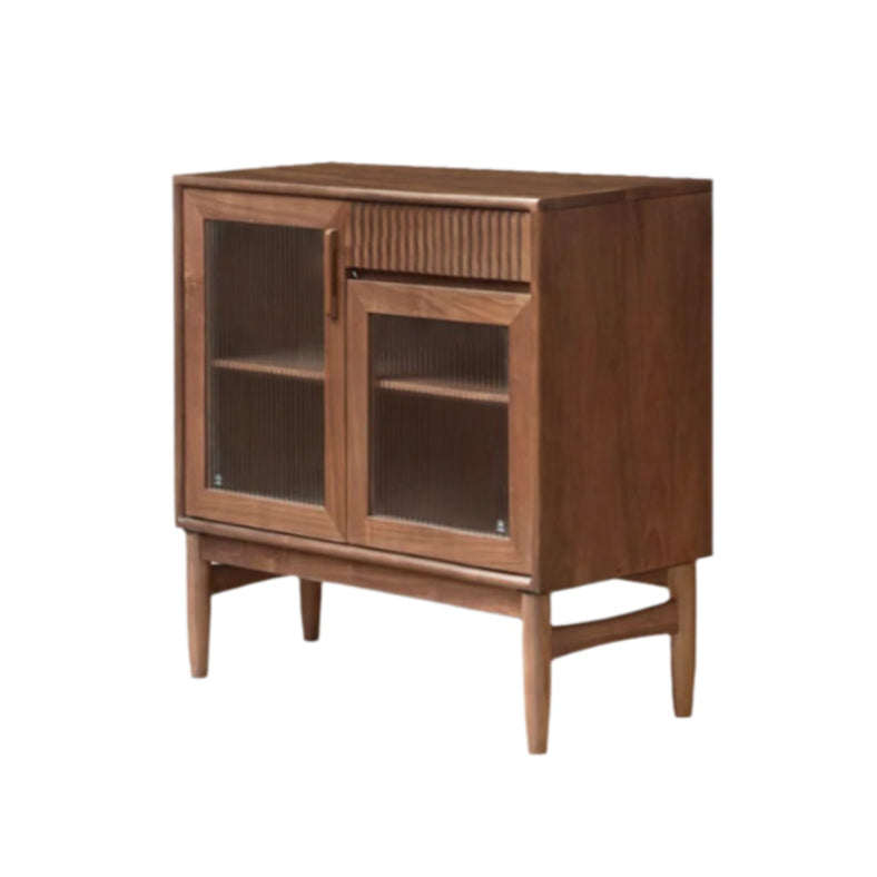 Oak, Black Walnut, South American Walnut, Solid Longan Hardwood, Red Zebrawood Solid Wood Light Luxury Sideboard