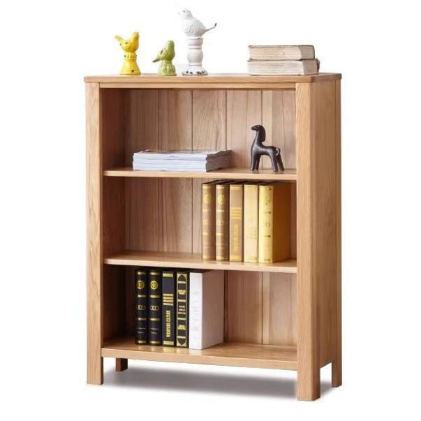 Oak solid wood Nordic simple small bookshelf