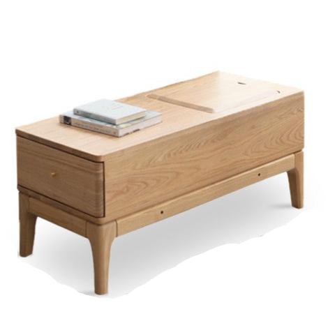 Ash solid wood side modern corner storage side table