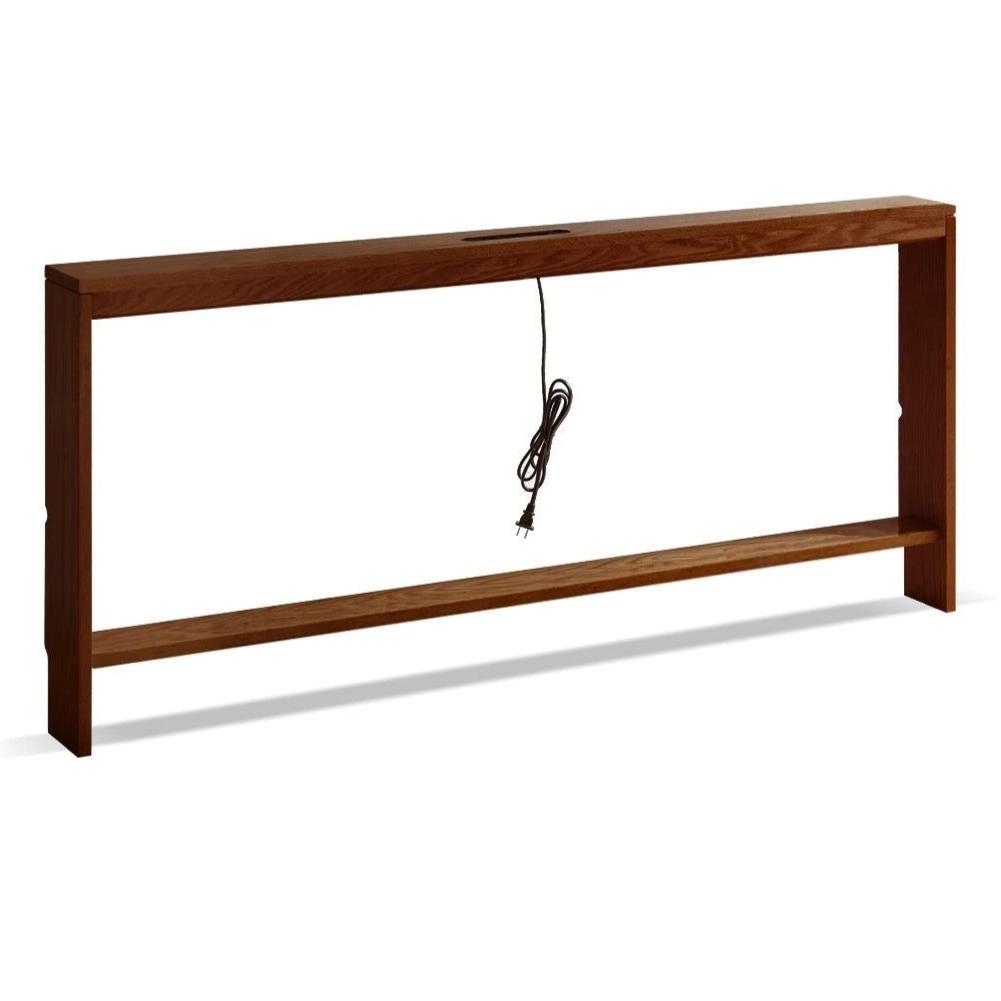 Oak solid wood Sofa Rear Storage Modern Wall Shelf