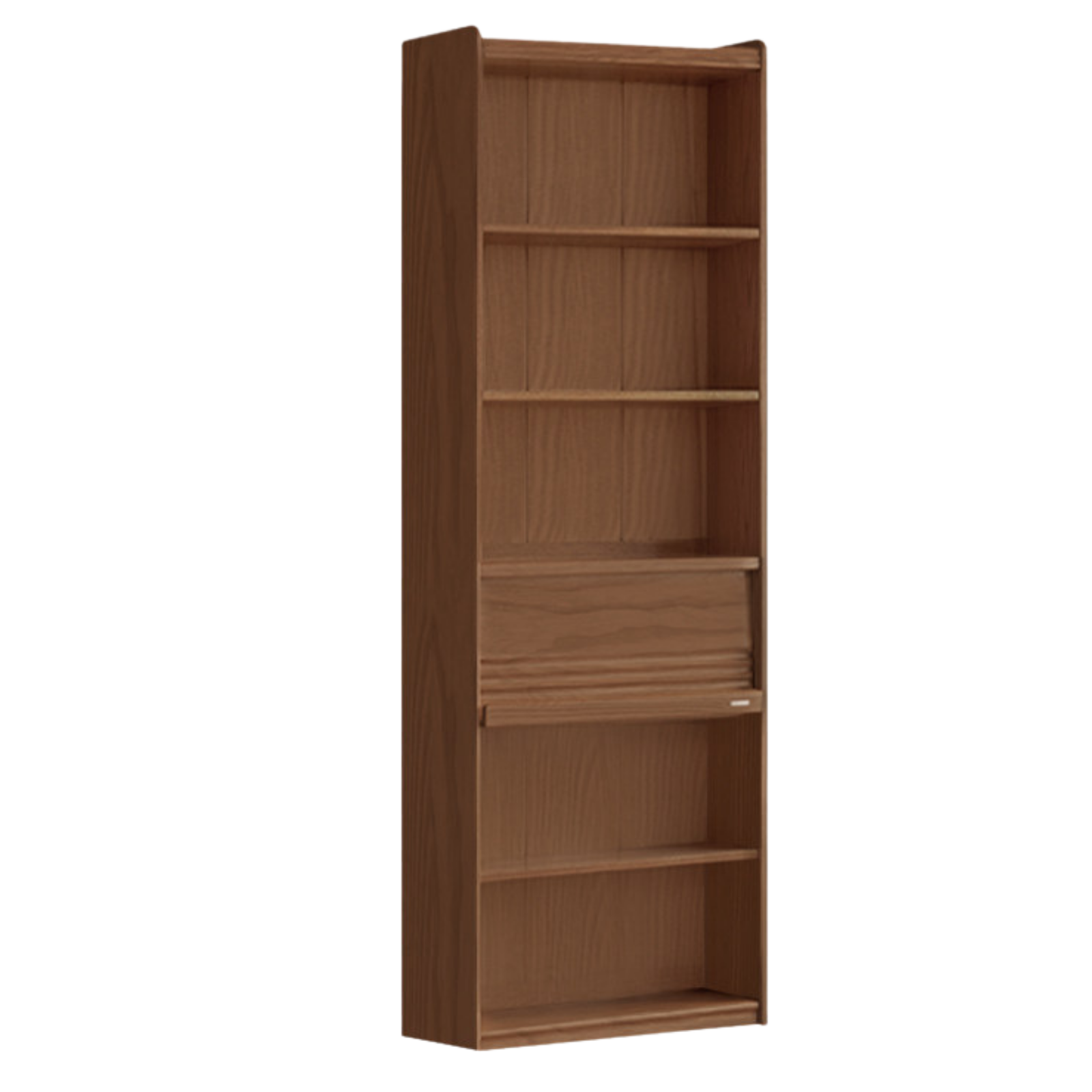 Black Walnut, Sandalwood, Oak, Ash Solid Wood Combination Bookcase with Floor Display and Luxury Storage