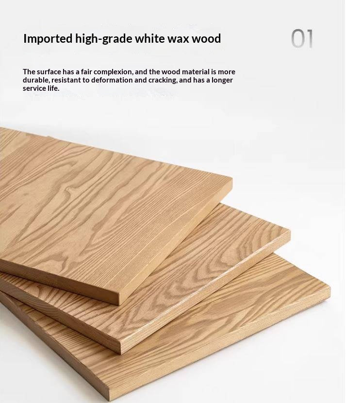 Ash Solid Wood Modern Locker Floor TV Cabinet.