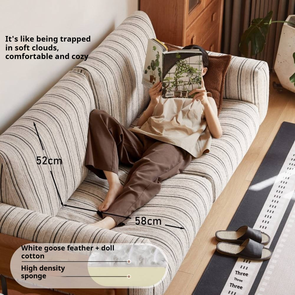 Cherry Solid Wood Sofa Living Room Antique