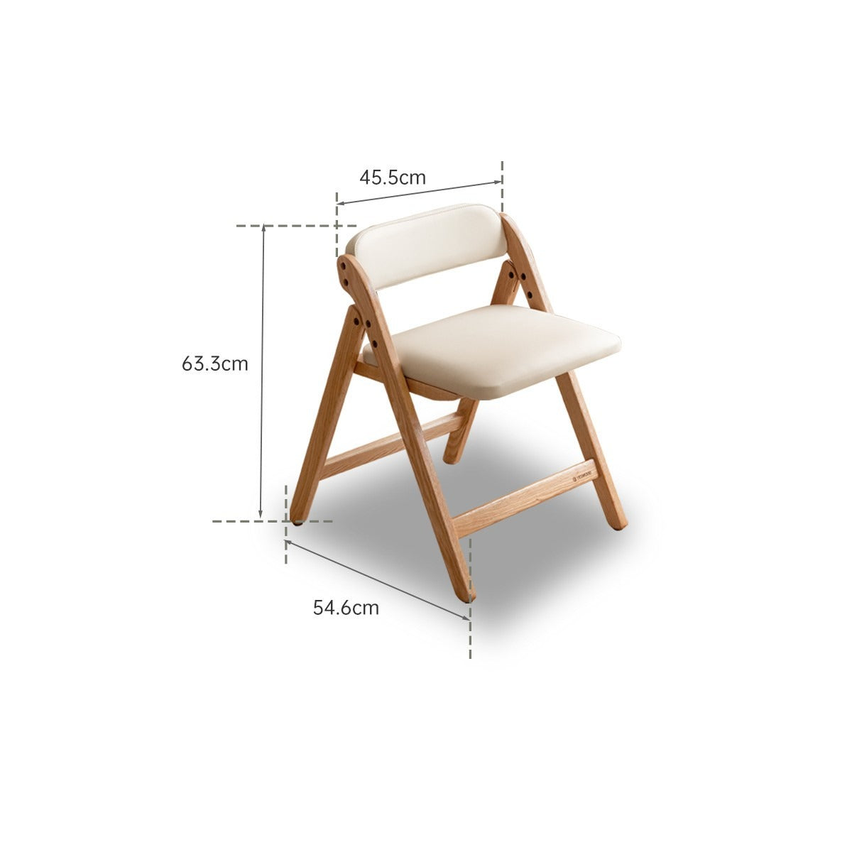 Oak Solid Wood organic Leisure Folding Chair"