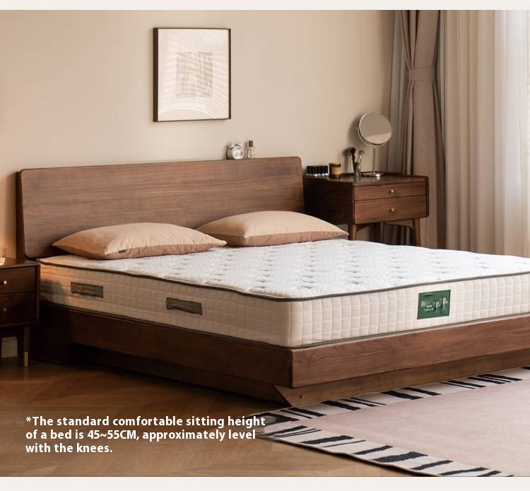 Black Walnut, Oak Suspended Luminous Box Bed