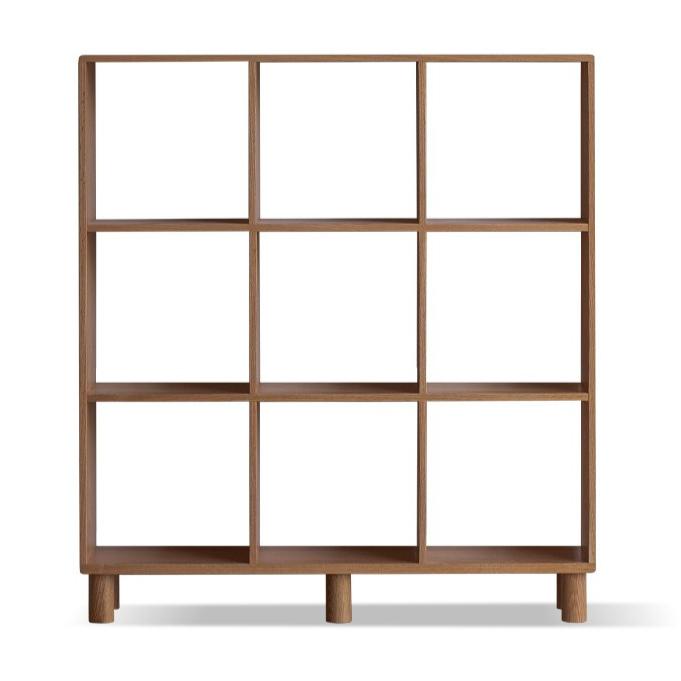 Oak, beech solid wood free combination bookshelf