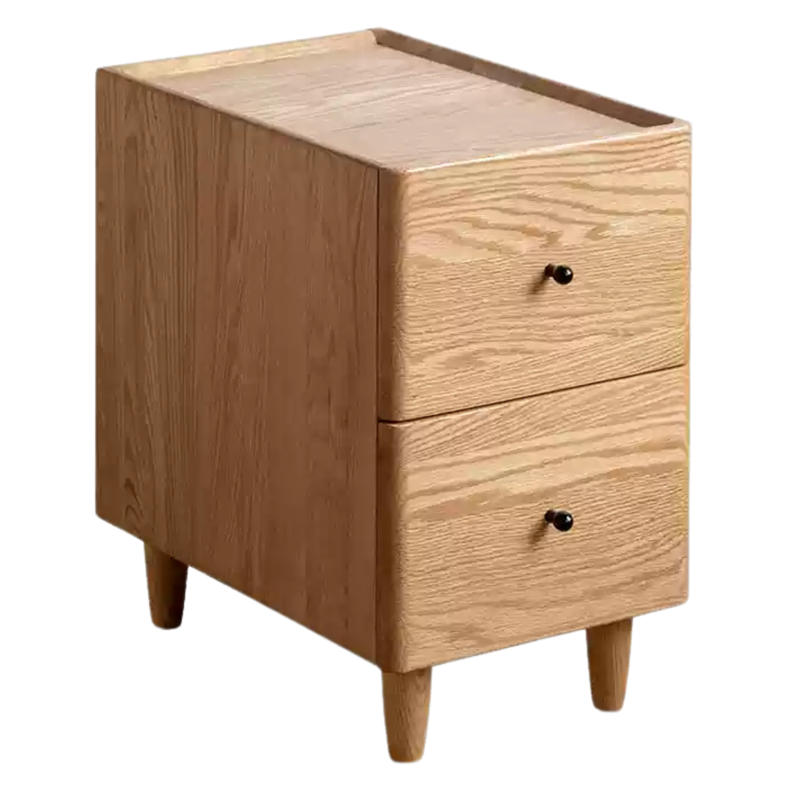 Oak, Ash Solid Wood Nightstand