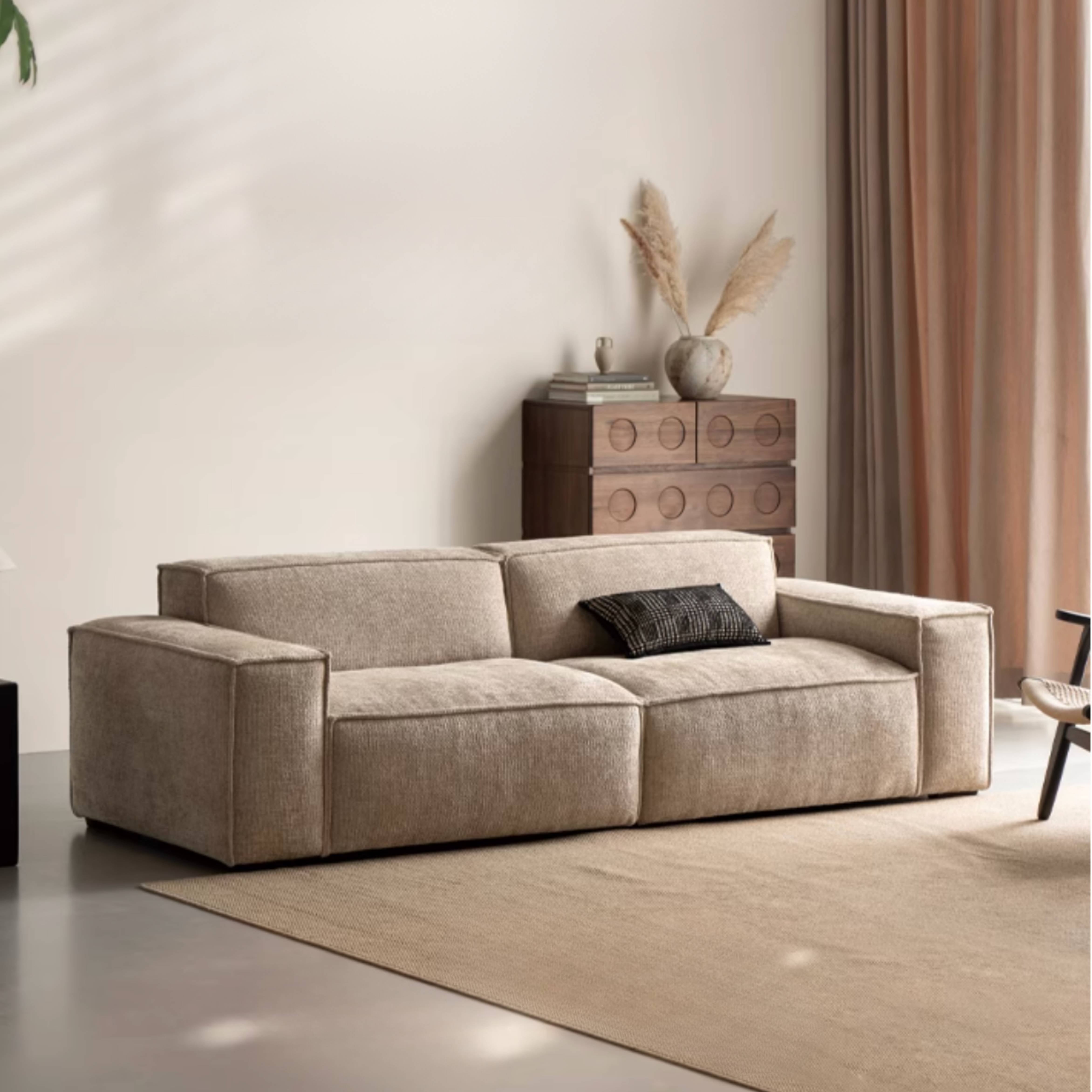 Fabric Wabi Sabi Style Sofa
