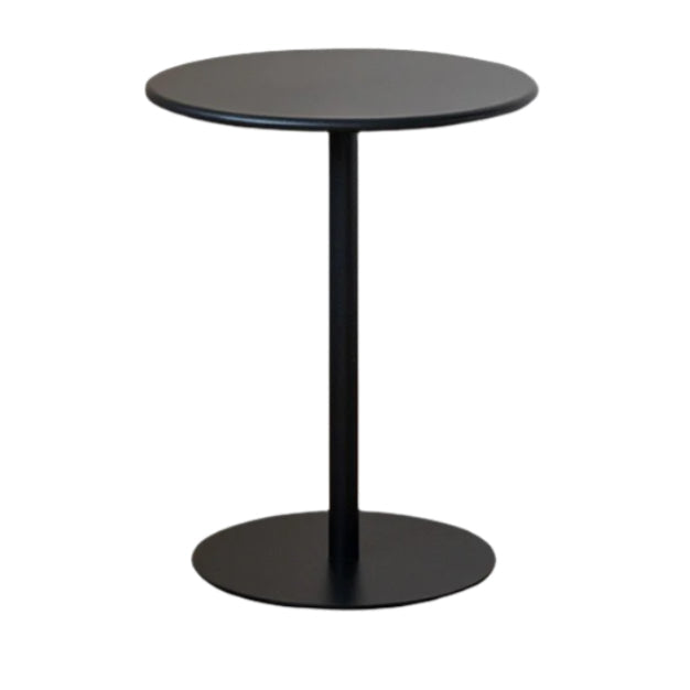 Metal Italian Minimalist Mini Round Side Table