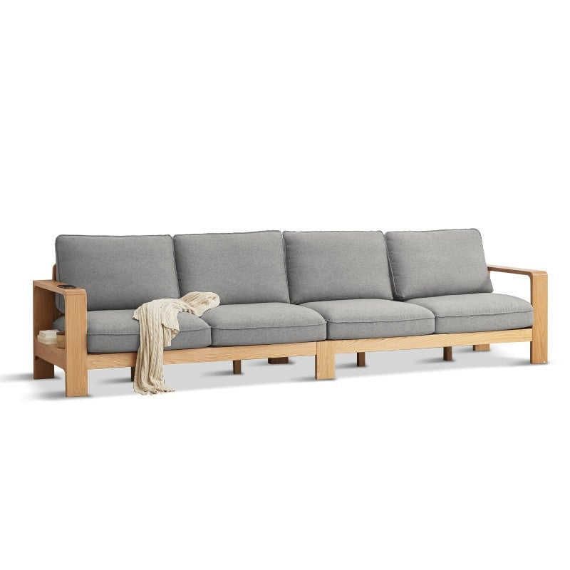 Oak solid wood combination sofa new style"