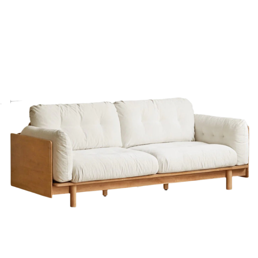 Rubber Solid Wood Modern Soft Sofa