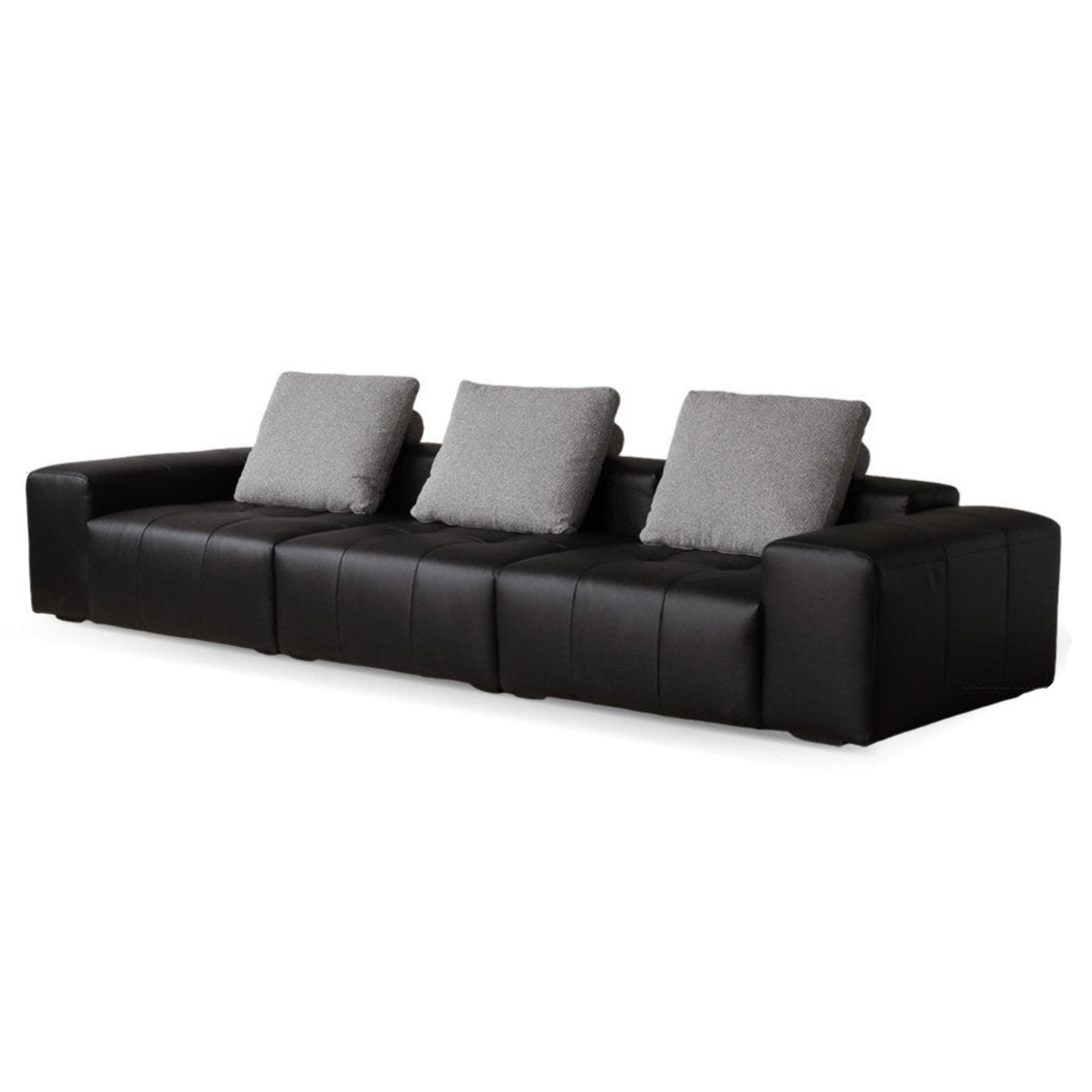 Leather Straight Italian Pixel Module Sofa