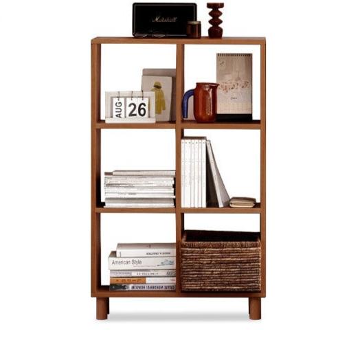 Oak, beech solid wood free combination bookshelf