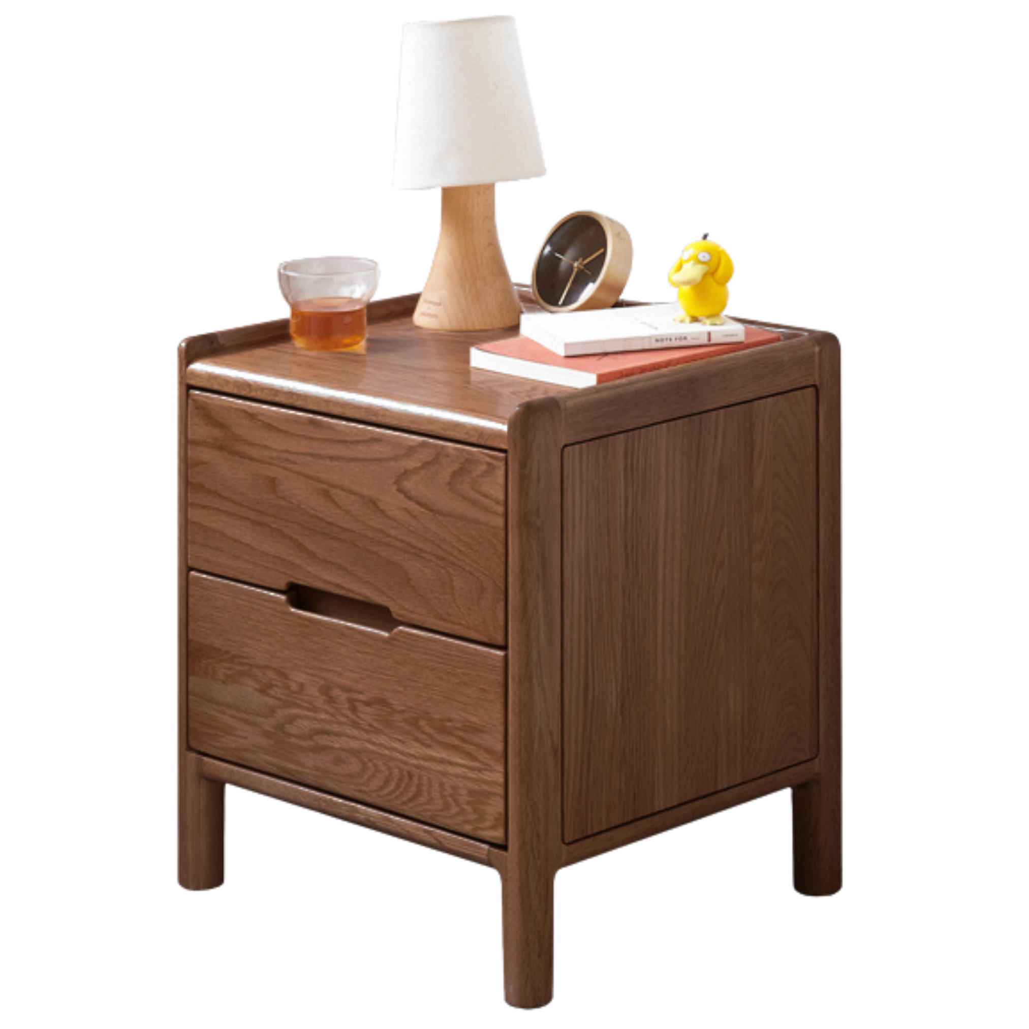 Oak solid wood Nightstand.