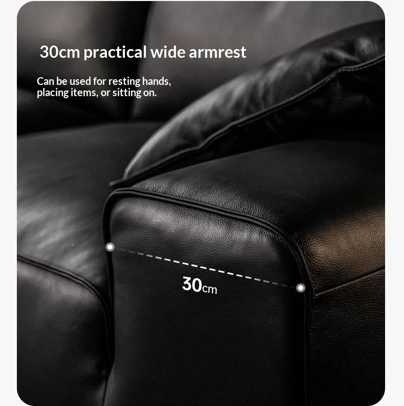 Leather Modular Deep Seat Sofa