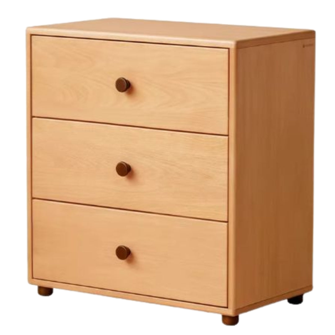 Oak Solid Wood Nordic Modern Kids Dresser, Chests, Storage Cabinet