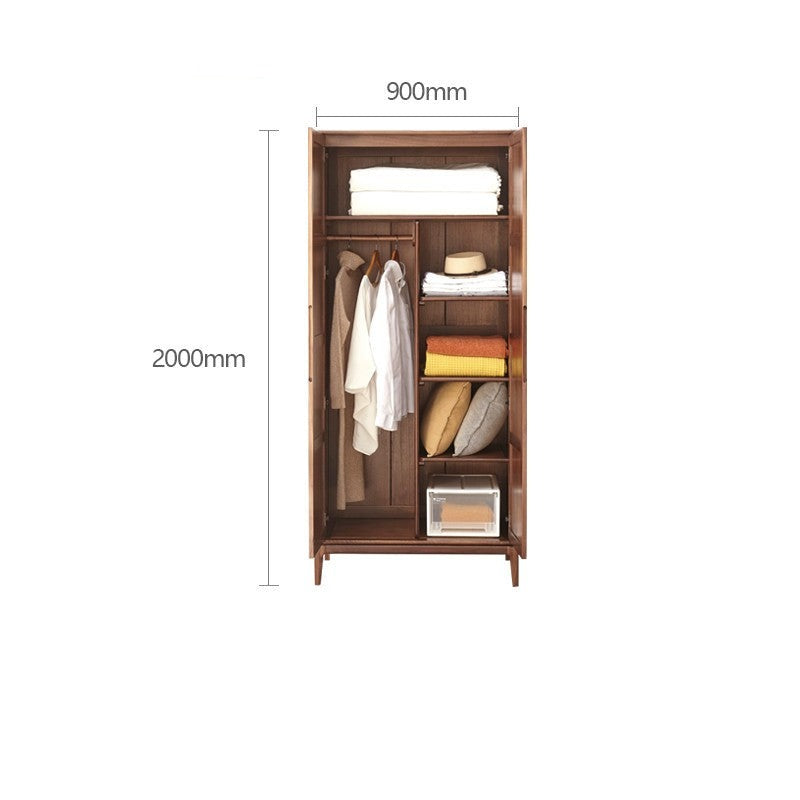 Ash solid wood wardrobe Chinese style