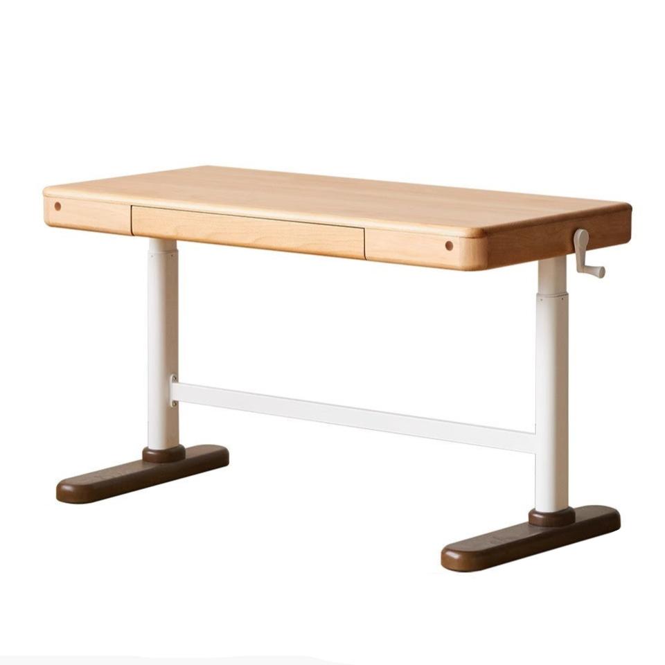 Beech Solid Wood Children's Modern Lift Study Table