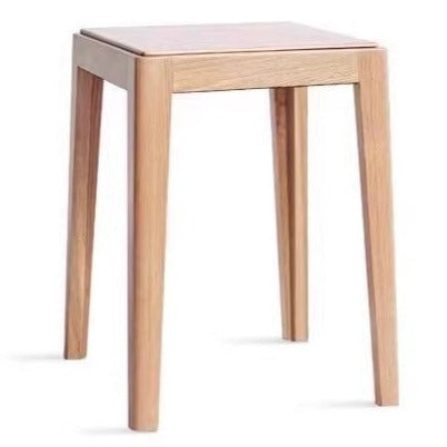 2pcs - Solid Wood Foldable Nordic Square  Stool: