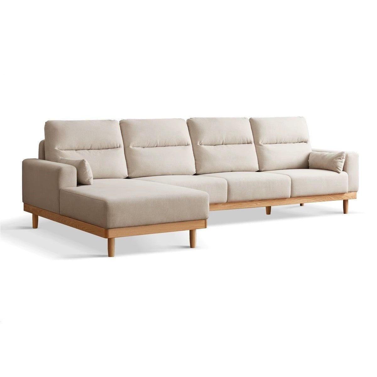 Oak solid wood corner sofa "