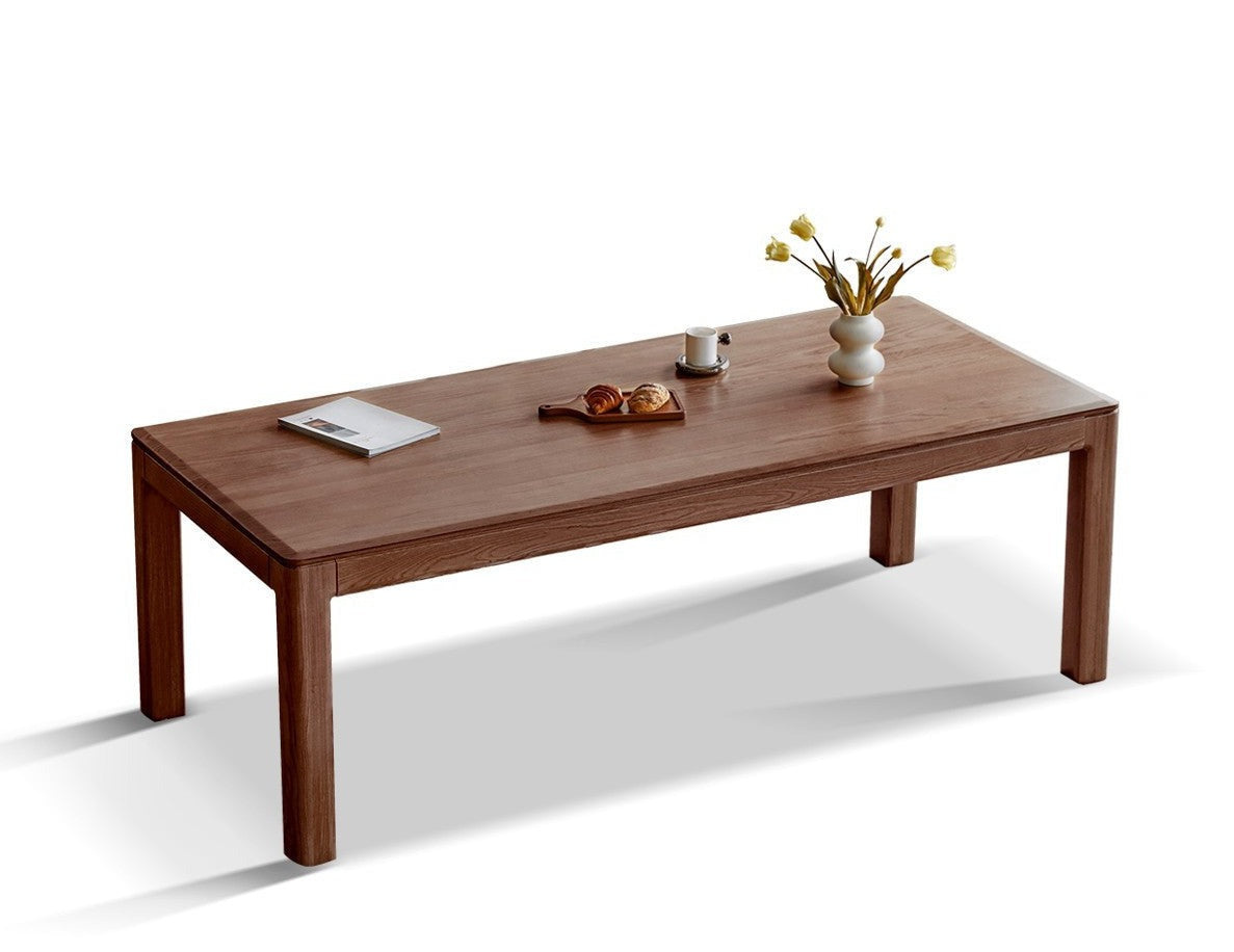 Ash solid wood long dining table"