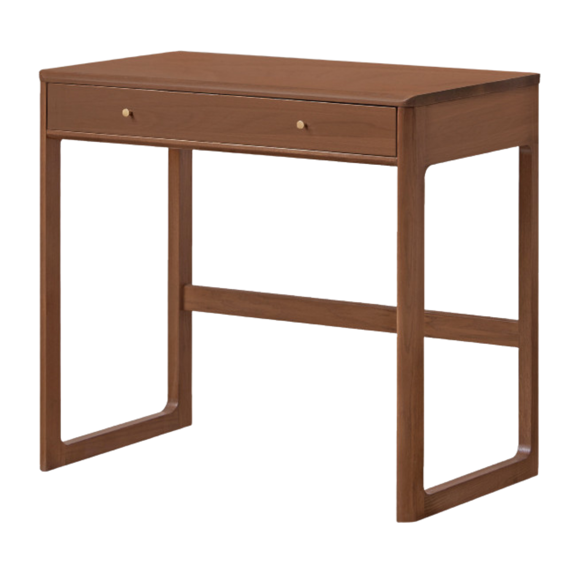 Oak, Beech Solid Wood Small Office Desk