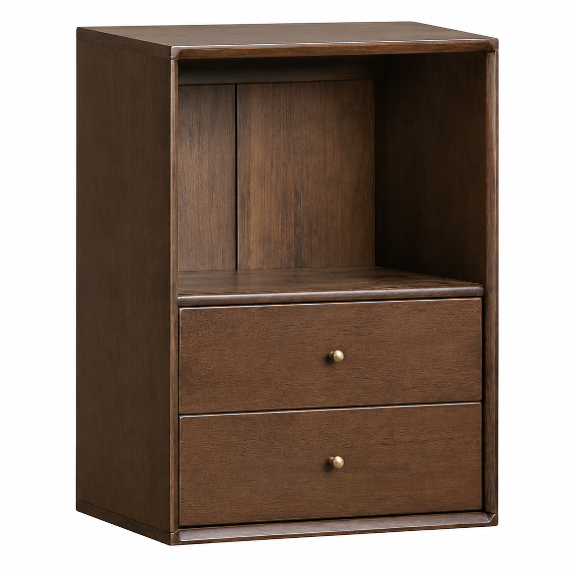 Rubberwood Solid Wood Modular Bookcase and TV Stand Combo