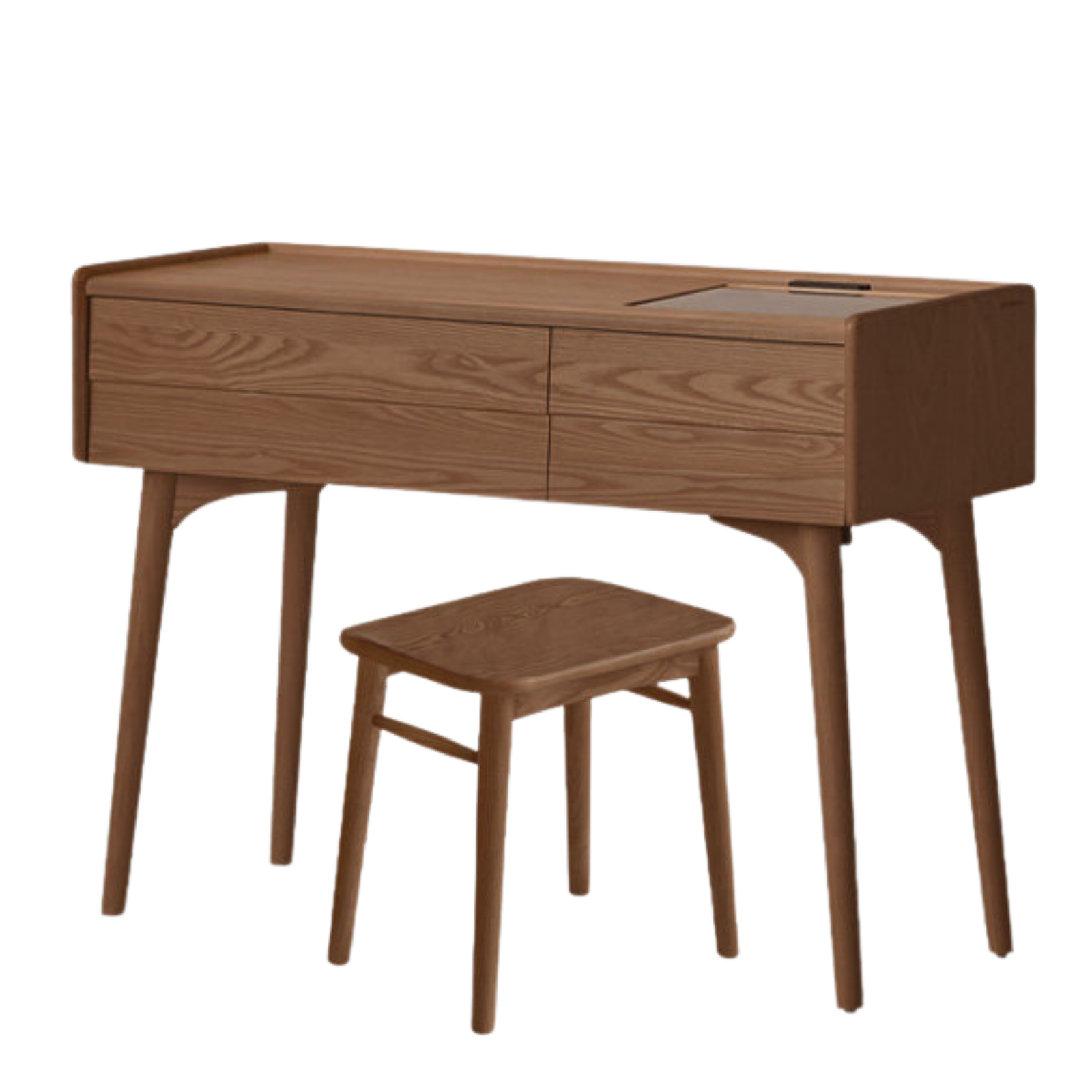 Ash Solid Wood Modern Vanity Table.