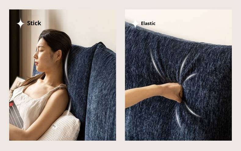 Fabric Chenille Soft Bed Italian Style