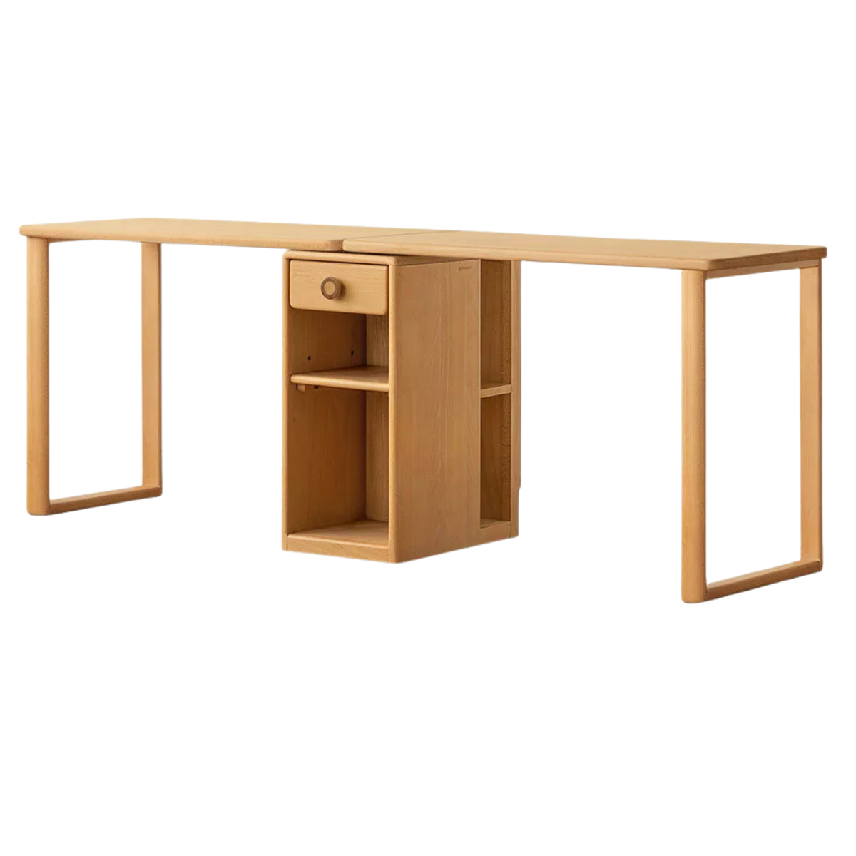 Beech Solid Wood Telescopic Student Writing Desk