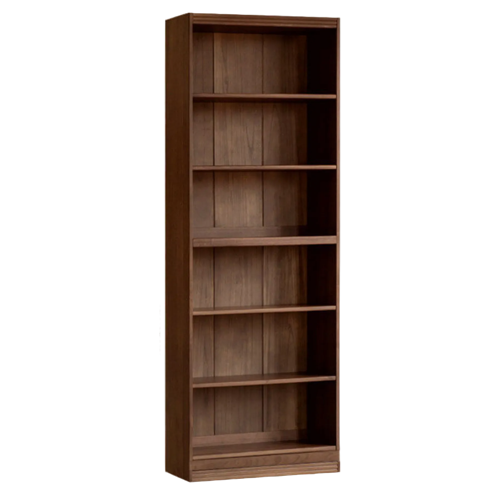 Black Walnut, Oak Solid Wood Floor-Standing Bookcase with Luxury Storage Cabinet