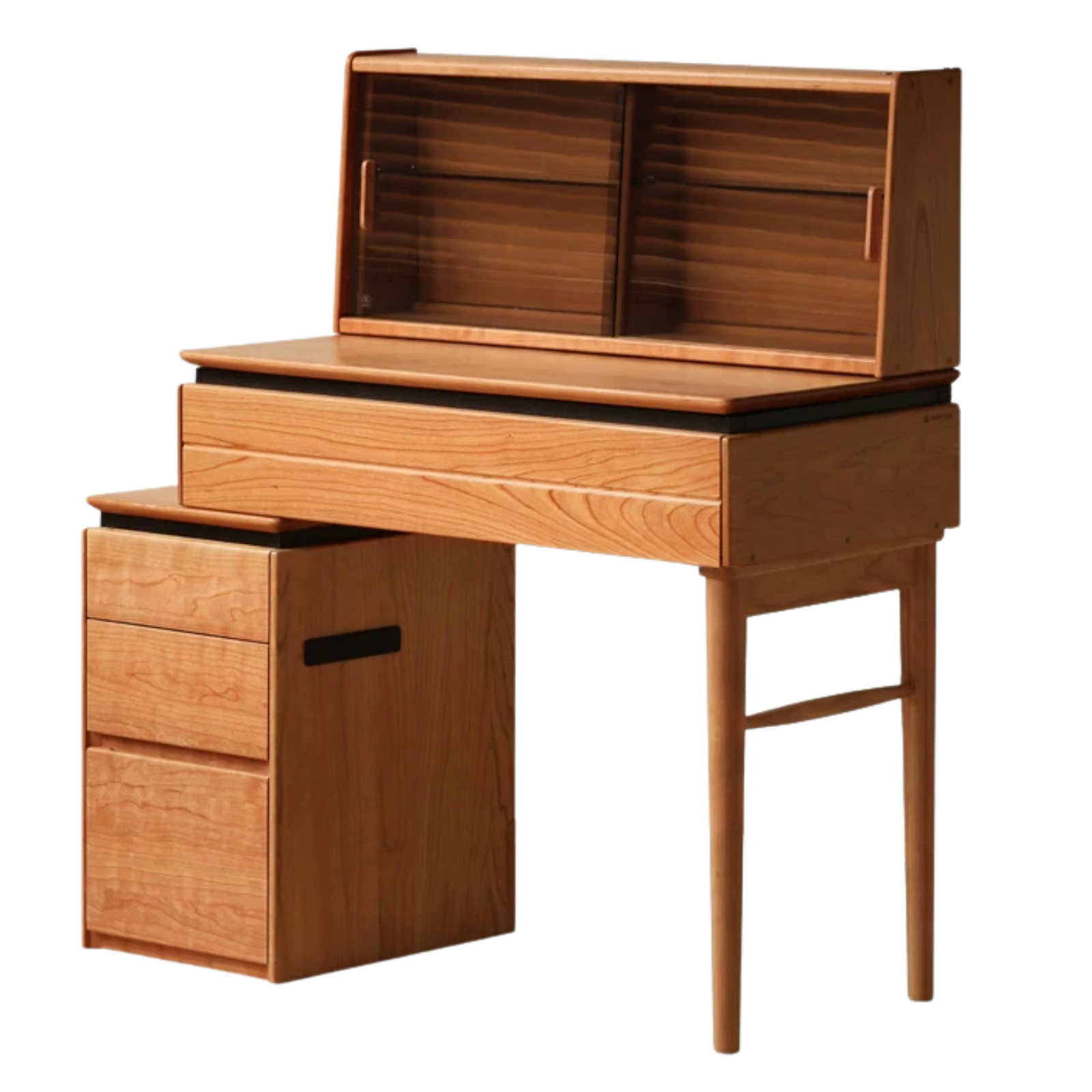 Cherry Solid Wood Retractable Vanity Table