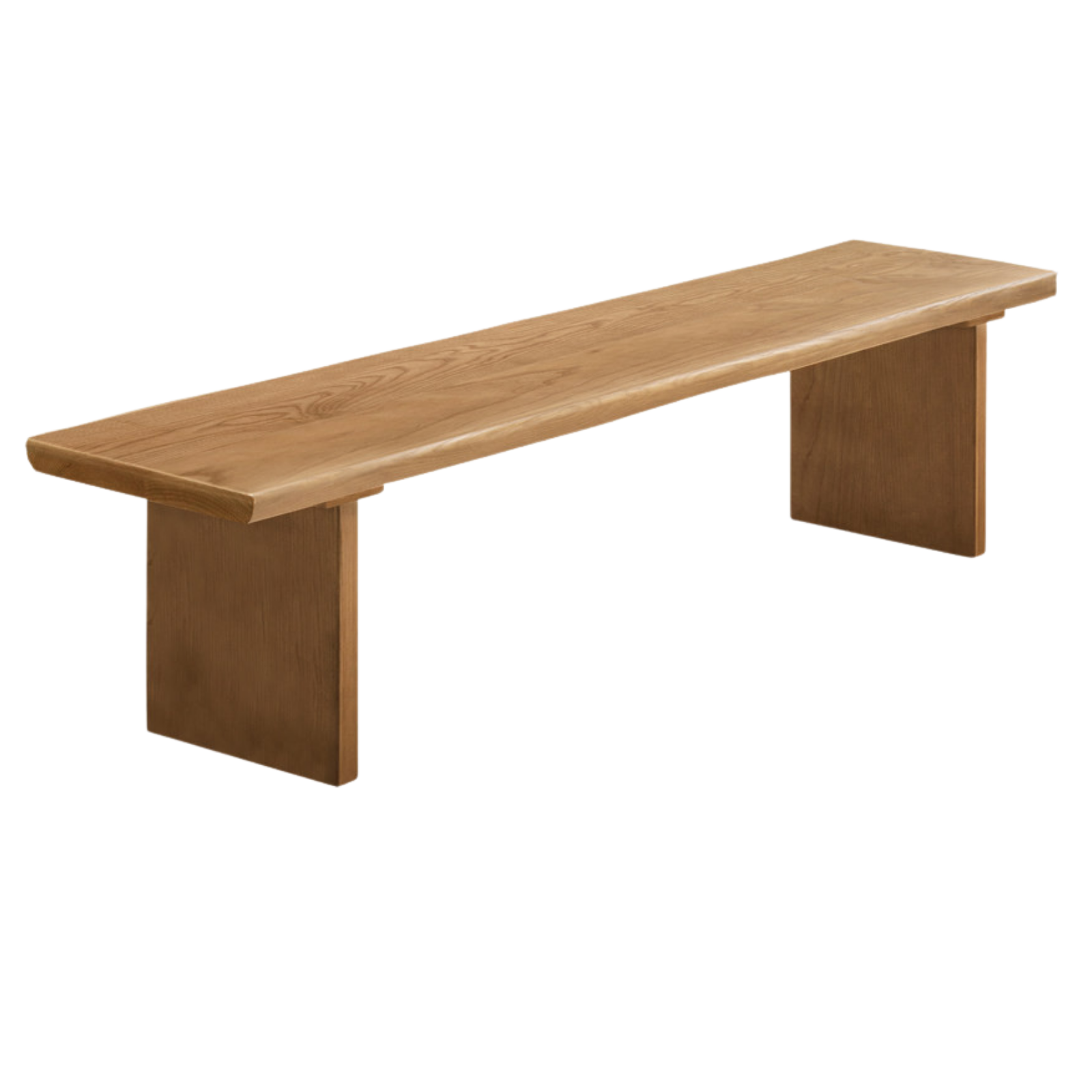 Black Walnut, Ash, South American Walnut Solid Wood Wabi Sabi Bench