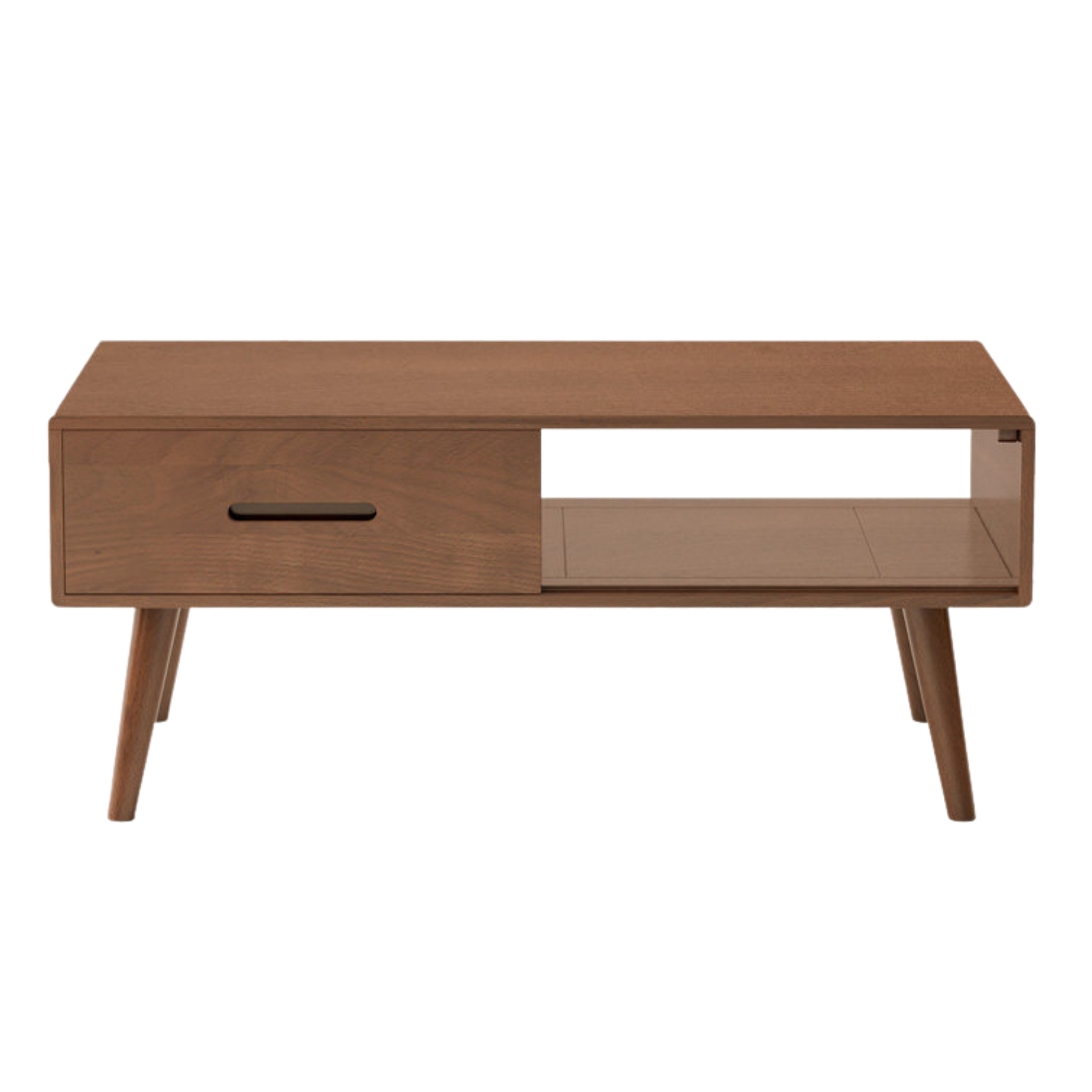 Oак, Beech Solid Wood, Solid Rubberwood Modern Coffee Table