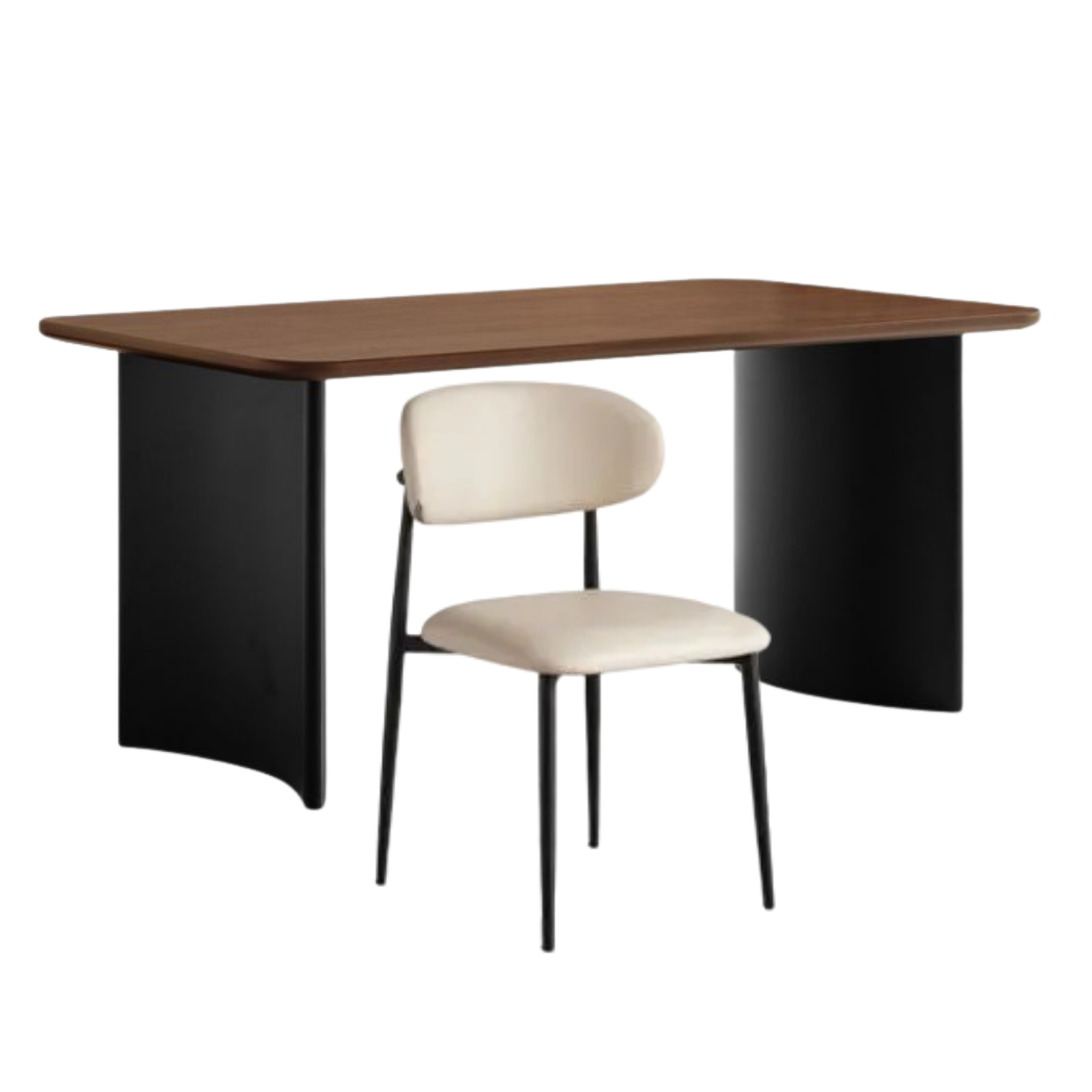 Solid Longan Hardwood Dining Table Italian Light Luxury