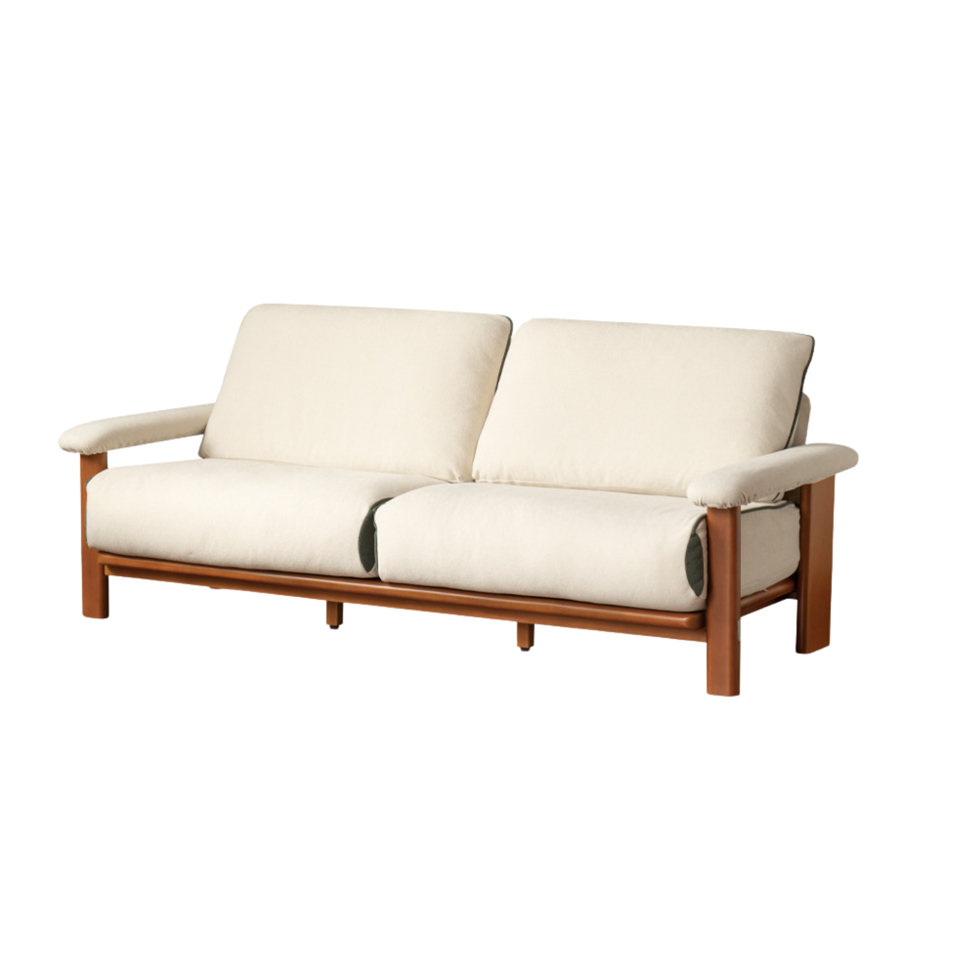 Beech Solid Wood Antique Style Sofa 4 color