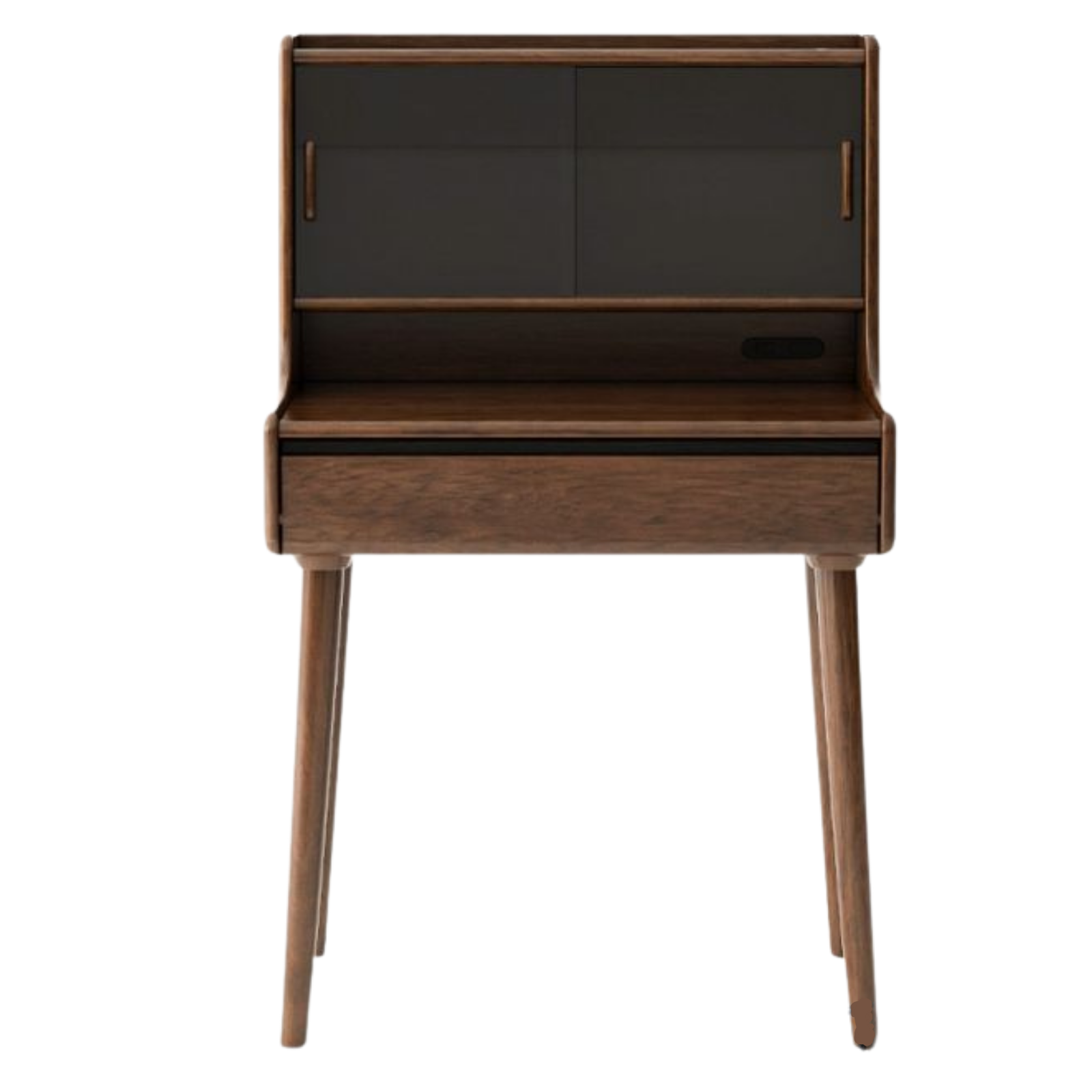 Black Walnut, Sandalwood Solid Wood Light Luxury Multifunctional Dressing Table