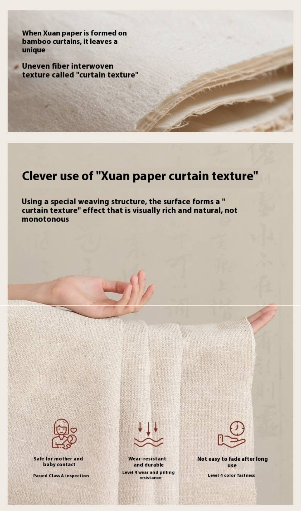 Wabi-Sabi Fabric Sofa  with Detachable and Washable Covers