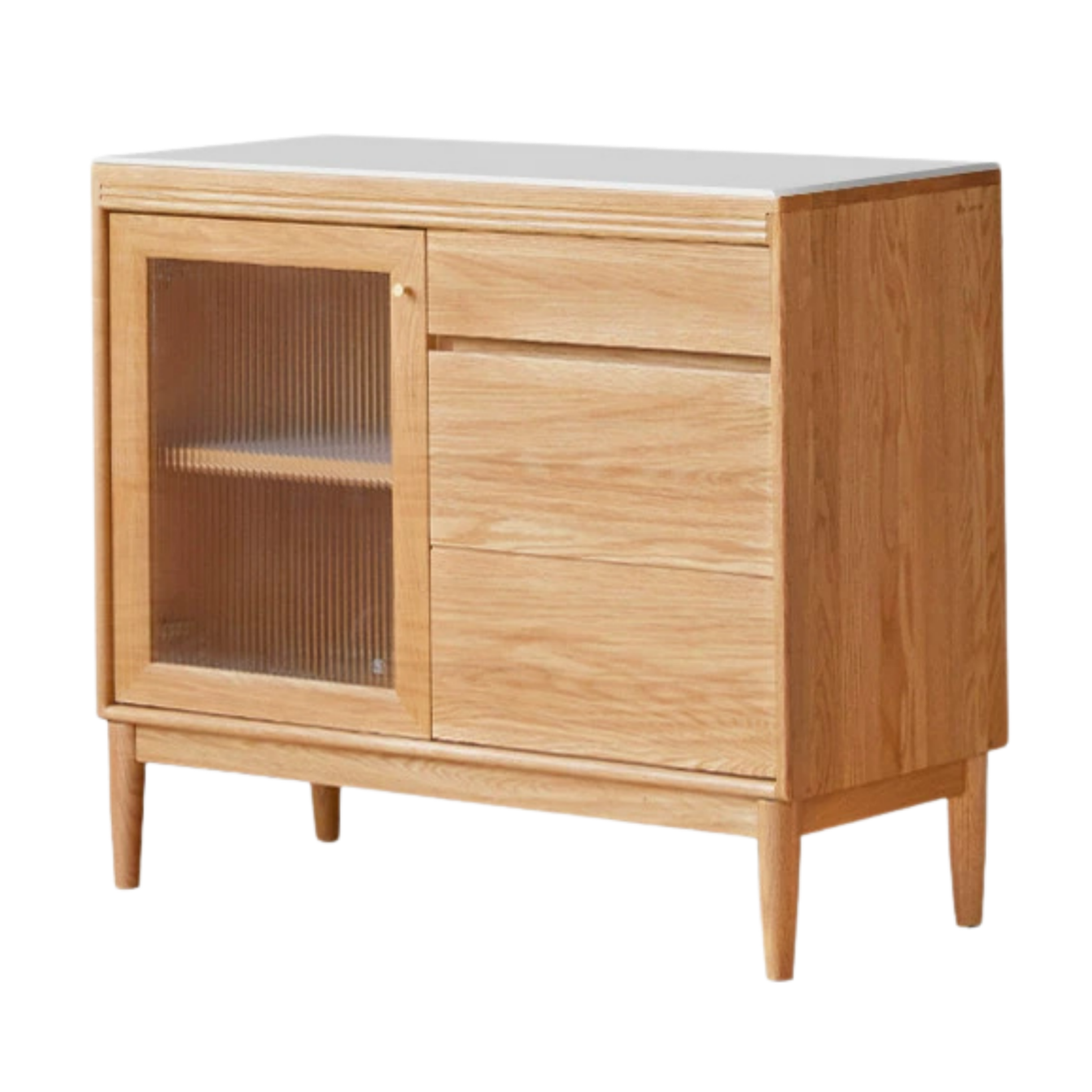 Oak Solid Wood Modern Sideboard