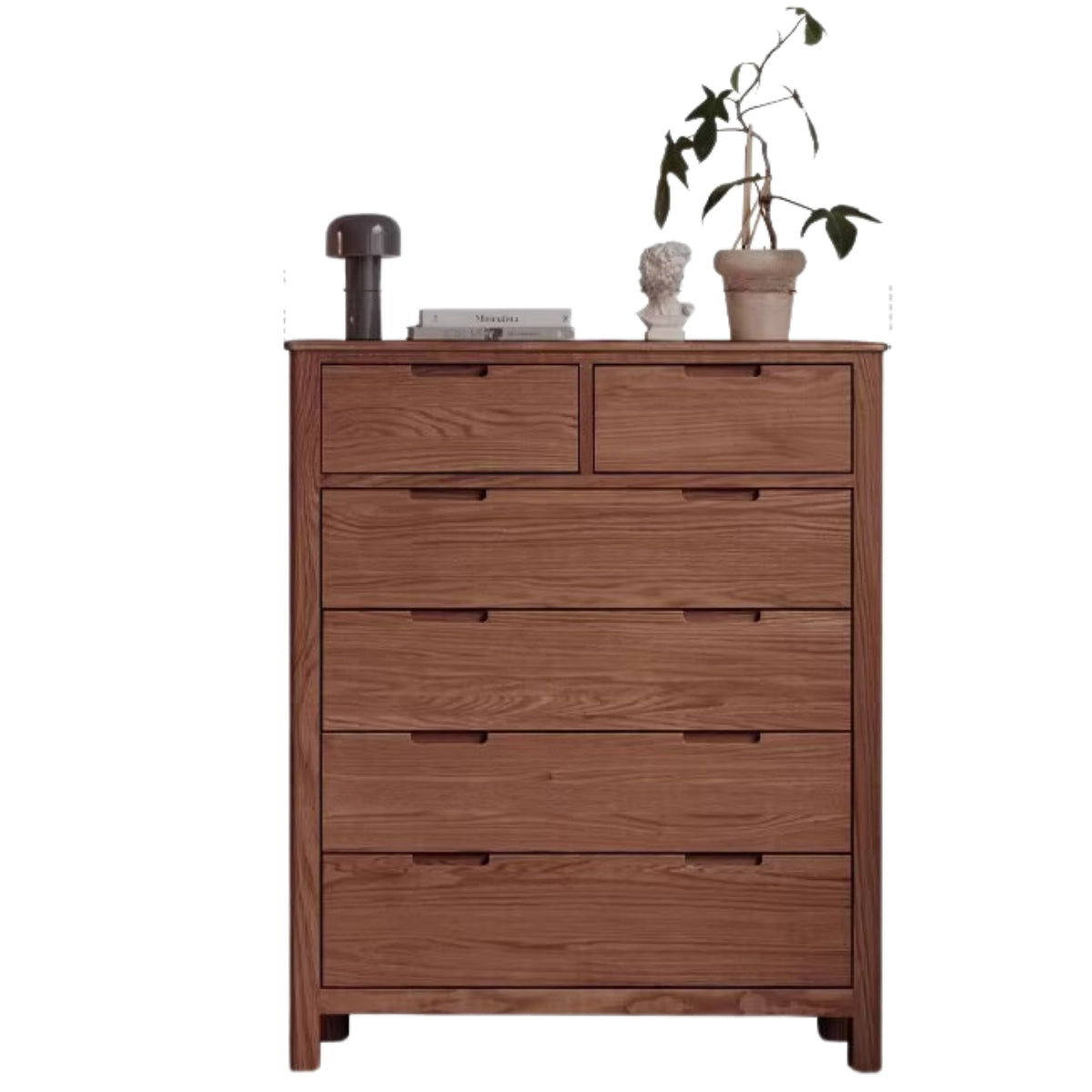 Oak Solid Wood Wide Chest of Drawers