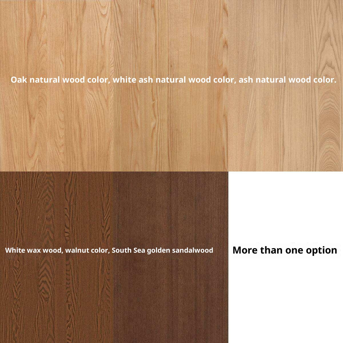 Ash, Oak, White Ash, White Oak, Sandalwood Solid Wood White Wax Small Nightstand