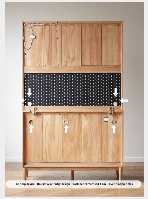 Oak Solid Wood Modern Sideboard
