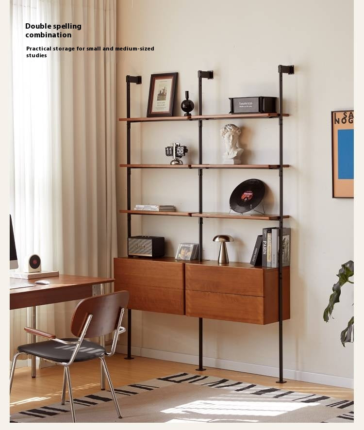 Poplar Solid Wood Bauhaus Bookshelf