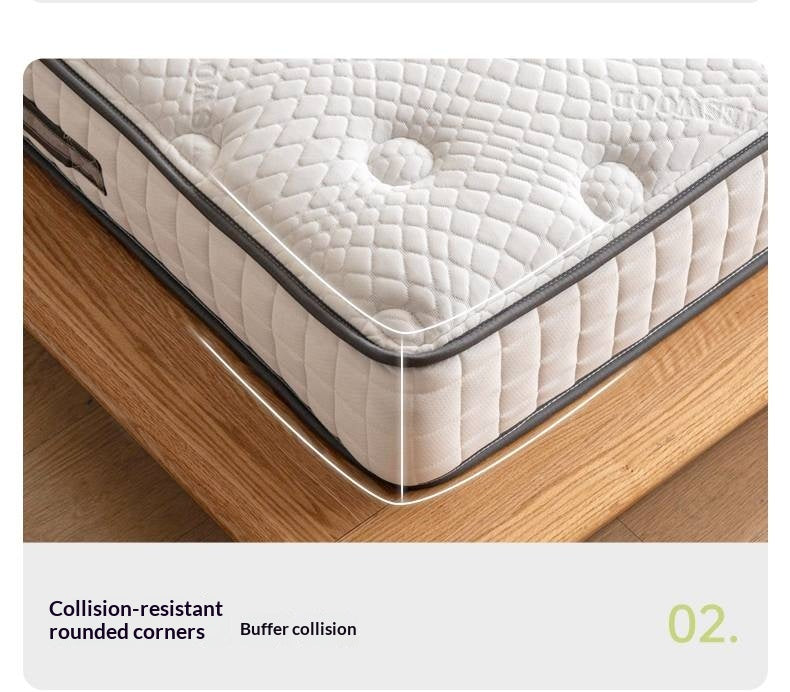 Natural Coconut Palm Hard Mattress with Latex and Simmons Spring