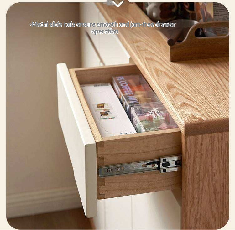 Oak Solid Wood Ultra-thin Sideboard